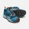 Подростковые ботинки KEEN Terradora Mid WP Y | Aqua Sea/Coral | Вид 4